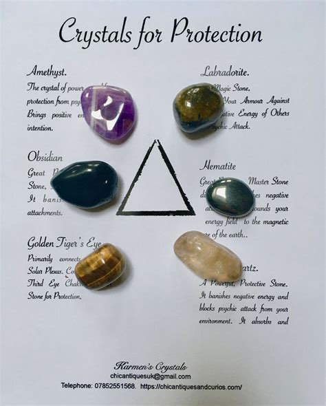 Crystals for Protection. Protection Crystals. Master Stones - Etsy