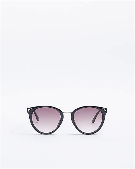 Black round sunglasses | River Island