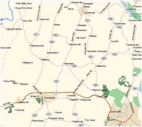 map-loudoun-county | History of Loudoun County, Virginia