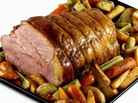 Roast Beef over Roasted Vegetables Recipe | EatSmarter