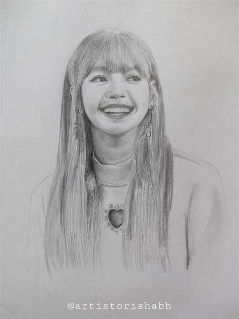 200427: Hi Blinks, I made this portrait of Lisa with pencil so, I ...