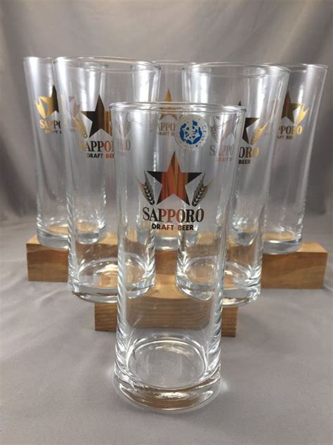 sapporo beer glass Other Vintage Beer Glasses Collectibles fukai-dc.com