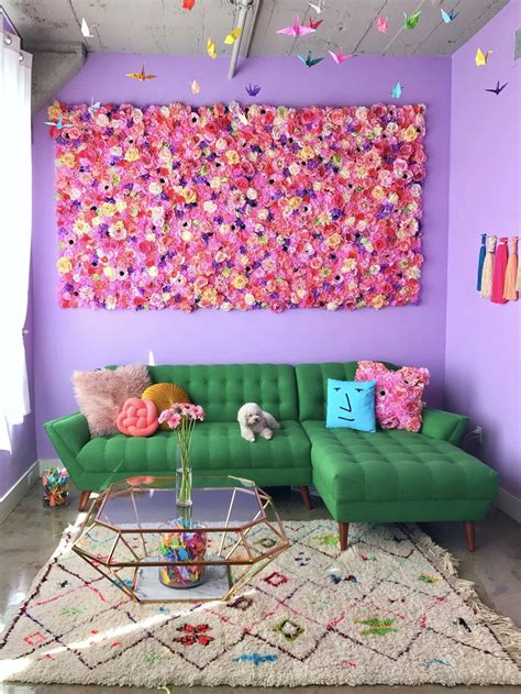 Epic Flower Wall Living Room Cushions, Diy Living Room Decor, Room Wall ...