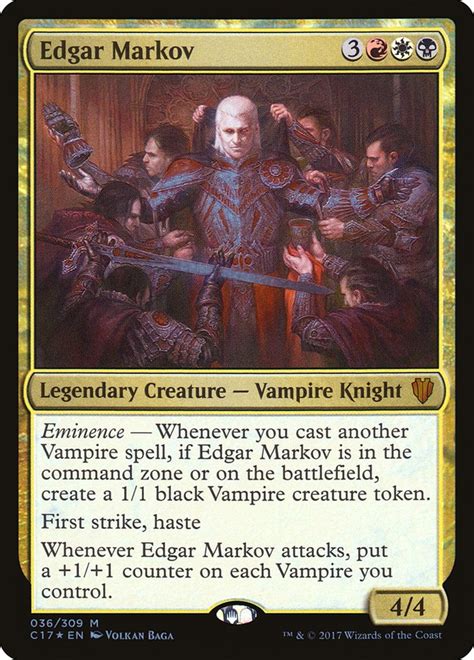 Edgar Markov · Commander 2017 (C17) #36 · Scryfall Magic The Gathering ...