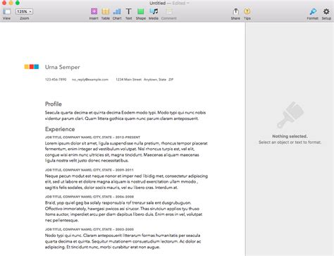 How to Create a Resume in Apple Pages [Mac]