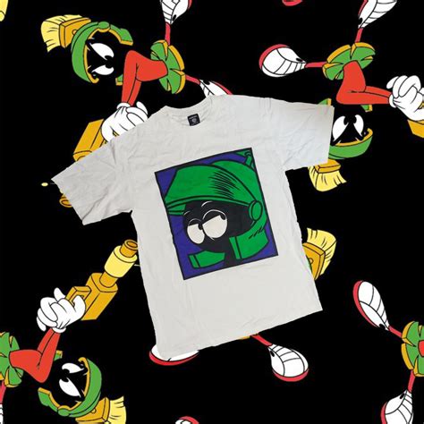 Vintage Marvin the Martian Shirt, Men's Fashion, Tops & Sets, Tshirts ...