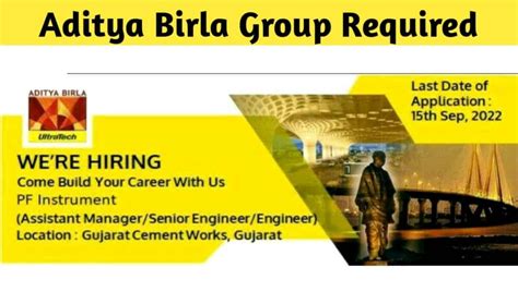 Aditya Birla Group We Are Hiring | Apply Now