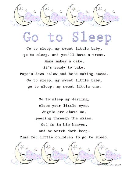 Go To Sleep Little Baby Lullaby - Baby Viewer