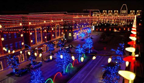 Frisco Christmas in the Square 2013 Light Installation and Events