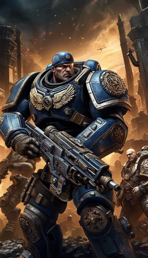 Gears of War X Warhammer 40k Art #2 - AI Generated Artwork - NightCafe Creator