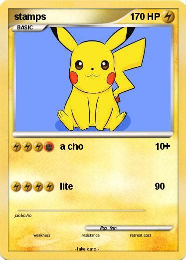 Pokémon stamps 7 7 - a cho - My Pokemon Card