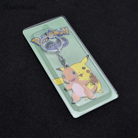 Samyeung News Cute Pokemon Key Chains for Man Cartoon Animal Key holder Male Pokemon Keychain ...