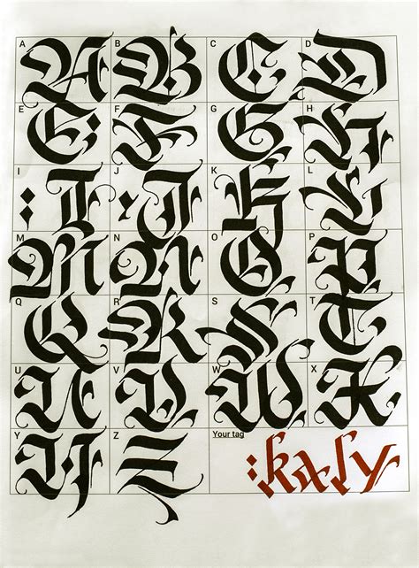 Printable Graffiti Letters