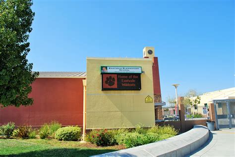 Front view of Eastvale Elementary School