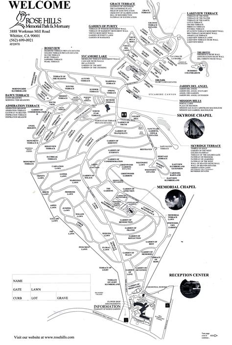 Rose Hills Memorial Park Map – The World Map