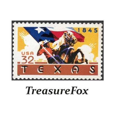 TEN 32c Texas Statehood Stamps .. Unused US Postage Stamps .. - Etsy