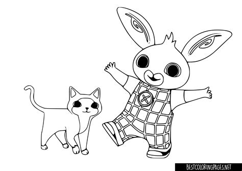 Bing Bunny 1 - Free printable coloring pages