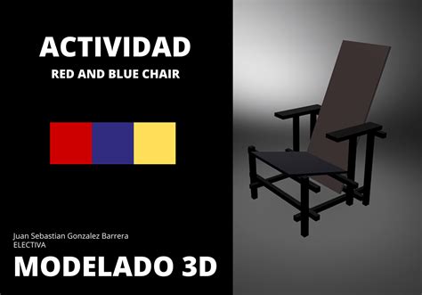 MODELO RED AND BLUE CHAIR on Behance