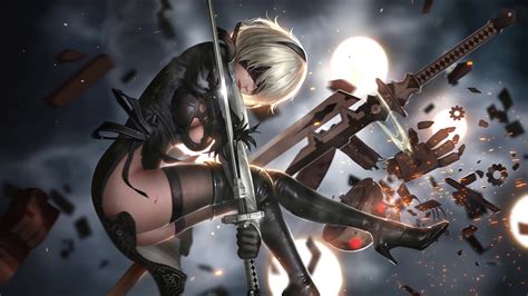 2B NieR: Automata Live Wallpaper - MoeWalls