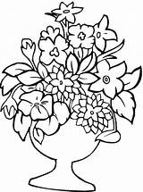Flower 14 coloring page sketch template