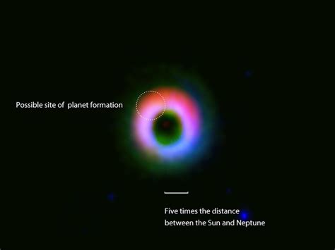 Giant Planet-Forming Ring Spotted Surprisingly Far from Young Star | Space