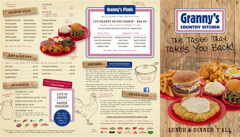 Granny's Country Kitchen menu in Claremont, North Carolina