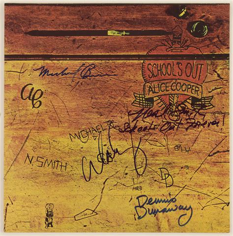 Lot Detail - Alice Cooper Band Signed "School's Out" Album