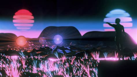 ArtStation - Neon Landscape