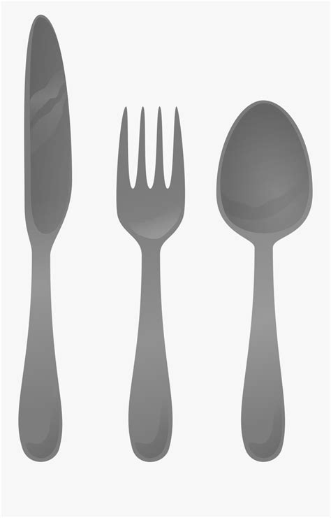 Clipart - Eating Utensils Transparent , Free Transparent Clipart - ClipartKey