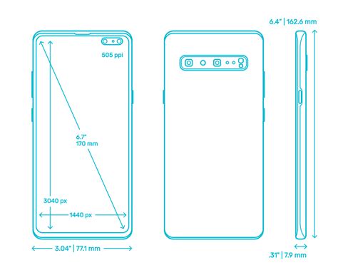 Samsung Galaxy S10e (2019) Dimensions & Drawings | Dimensions.Guide