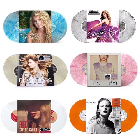 Taylor Swift COMPLETE 1989 Reputation COLORED Vinyl 12 LP RSD 2018 FYE #d LOT | eBay | Vinyl ...