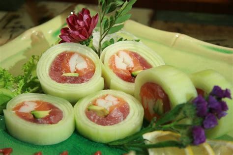 Low Carb Naruto Style Sushi Rolls - Recipes - TuDiabetes Forum