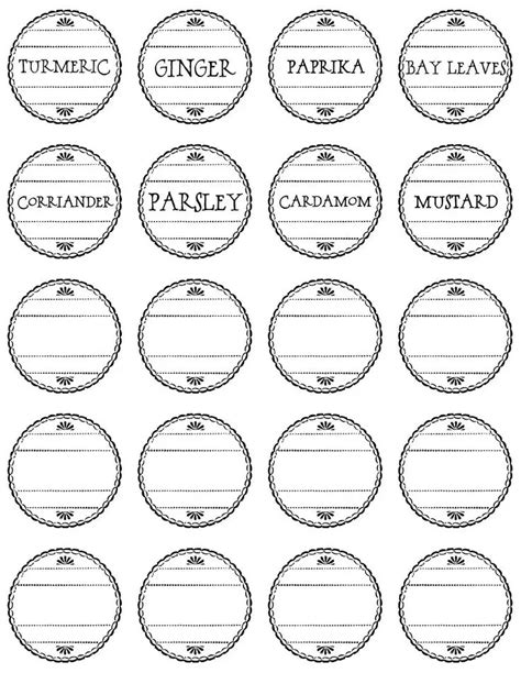 24 Creative Spice Jar Labels | Kitty Baby Love