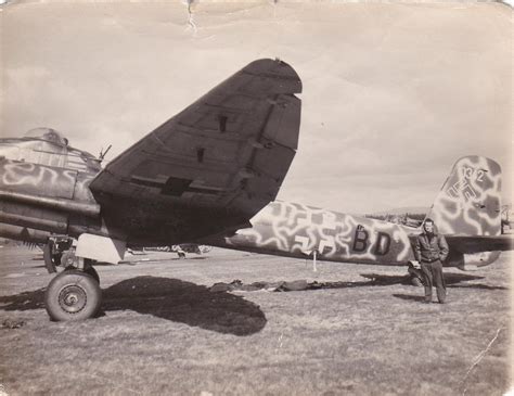 My grandfather standing in front of a Junkers Ju 188 bomber in Arnhem circa 1940's : r/OldSchoolCool