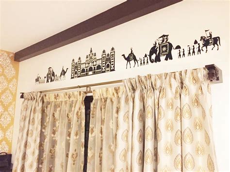 The Wall Decal blog: Innovative home owner creates indoor décor wonder in Bangalore with wall decals