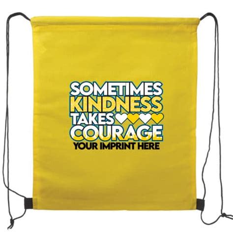 Kindness Backpack: Sometimes Kindness Takes Courage-Customizable - Prevention Awareness ...