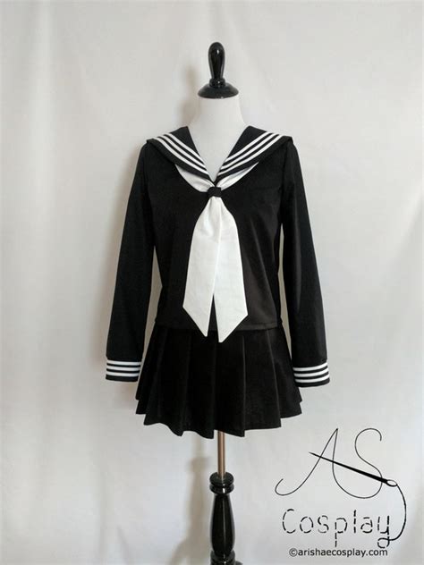 Black and White Sailor Cosplay Japanese Anime School Uniform | Etsy