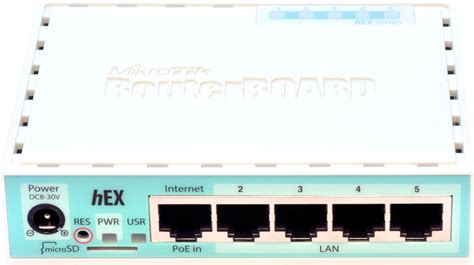 Mikrotik RouterBoard hEX RB/750Gr3 RB750Gr3 (was RB750G) 5 port 10/100 ...