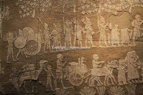 The Lachish relief depicting the siege of Lachish by the assyrians, at ...