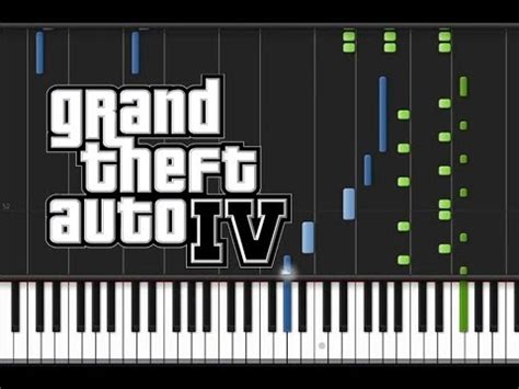 GTA 4 - Main Title Theme [Piano Tutorial] (♫) - YouTube