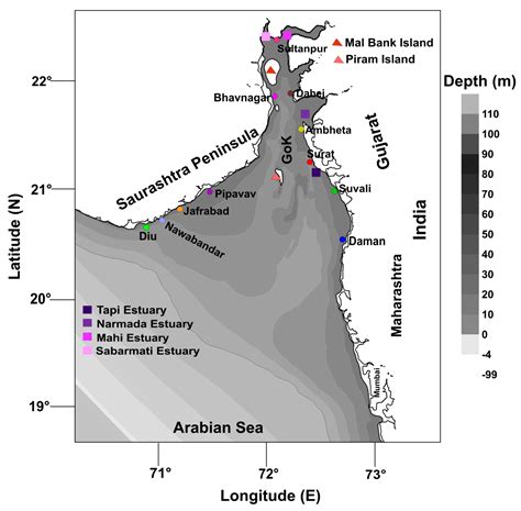 Gulf Of Cambay Map