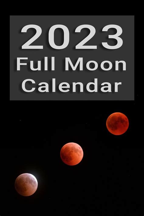 Full Moon 2023 Calendar in 2023 | Full moon, Calendar, Moon calendar