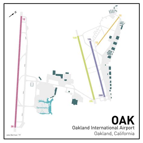 Terminal Oakland Airport Map