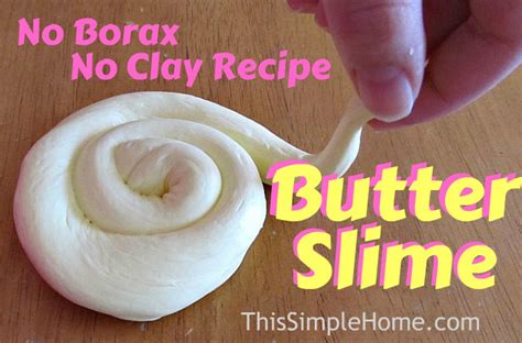 How to Make Butter Slime - This Simple Home