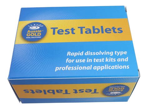 DPD 1 Test Tablets x 50 Pool & Spa Water Chlorine-Bromine Testing ...