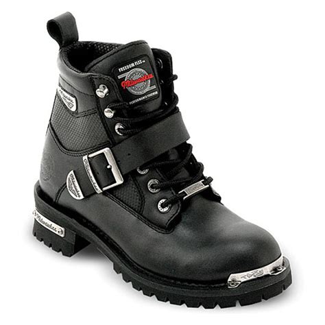 Women's Milwaukee® Renegade Boots, Black - 148814, Motorcycle & Biker Boots at Sportsman's Guide