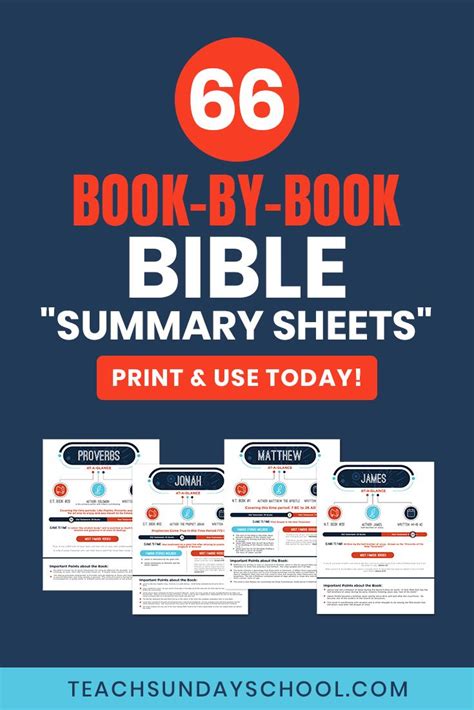 Printable Bible Summary Sheets - Printable Calendars AT A GLANCE