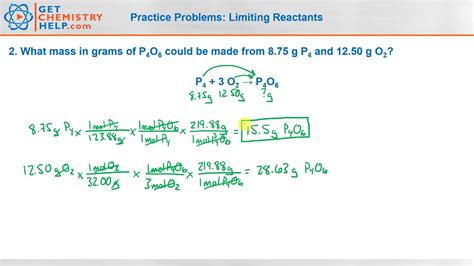 42 limiting reactant worksheet answers - Worksheet Master