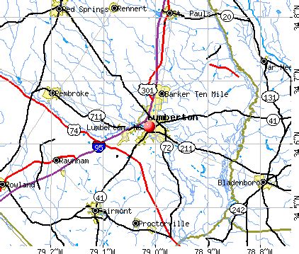 Lumberton, North Carolina (NC 28360) profile: population, maps, real ...