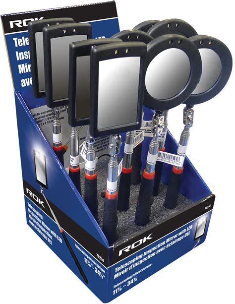 Telescoping Inspection Mirror w/ Led – ROK